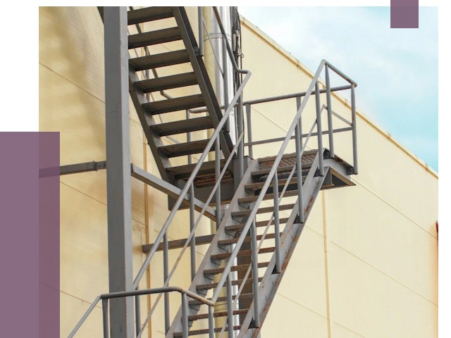 Пожарные лестницы в Новоалтайске от 12269 руб. — монтаж и продажа | ПРОЛЁТ-Нвл