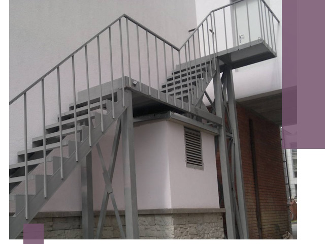 Монтаж пожарных лестниц под ключ в Новоалтайске с гарантией качества