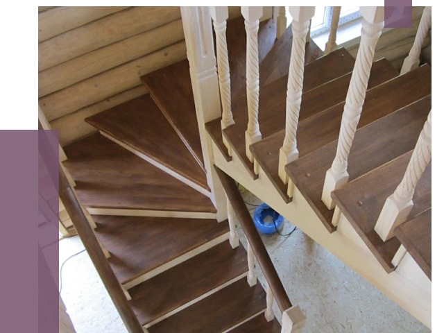 Реставрация деревянных лестниц в Новоалтайске от 4294 руб.