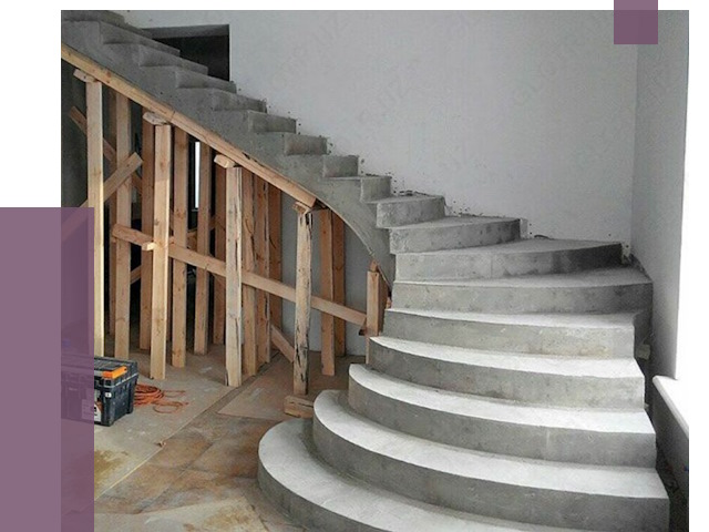 Изготовление бетонных лестниц под ключ в Новоалтайске от 19937 руб. | ПРОЛЁТ-Нвл