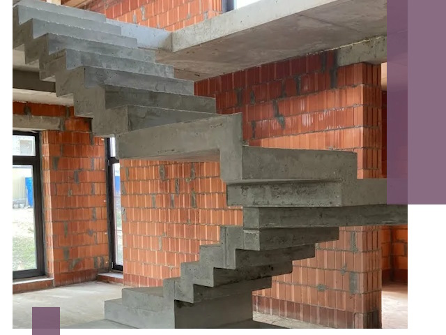 Изготовление бетонных лестниц под ключ в Новоалтайске