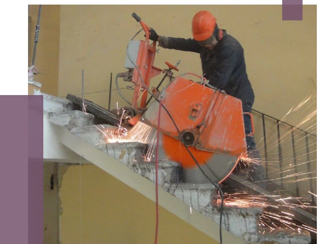 Демонтаж бетонных лестниц в Новоалтайске от 4601 руб. за м2 | ПРОЛЁТ-Нвл