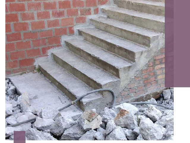 Демонтаж бетонных лестниц в Новоалтайске: быстро и безопасно