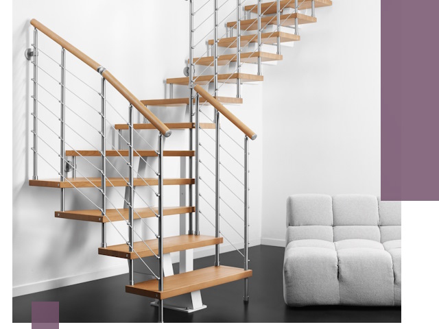 Модульные лестницы под ключ в Новоалтайске — монтаж и изготовление