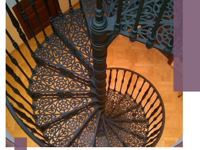 Винтовые лестницы под ключ в Новоалтайске: производство и монтаж