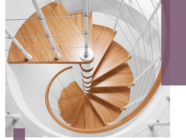 Изготовление винтовых лестниц под ключ в Новоалтайске