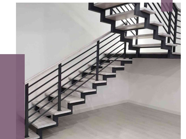 Лестницы на металлокаркасе под ключ в Новоалтайске от 12780 руб. | ПРОЛЁТ-Нвл