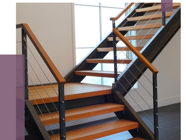 Изготовление лестниц на металлокаркасе в Новоалтайске от 18914 руб. | ПРОЛЁТ-Нвл