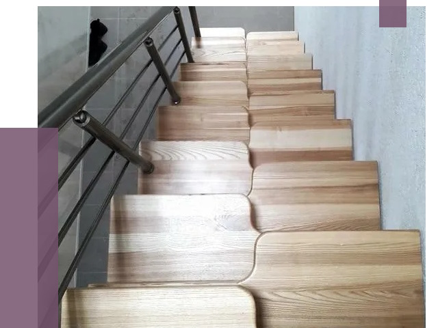 Лестницы гусиный шаг в Новоалтайске от 13036 руб. под ключ | ПРОЛЁТ-Нвл