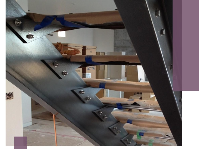 Усиление лестничных конструкций и усиление опор в Новоалтайске