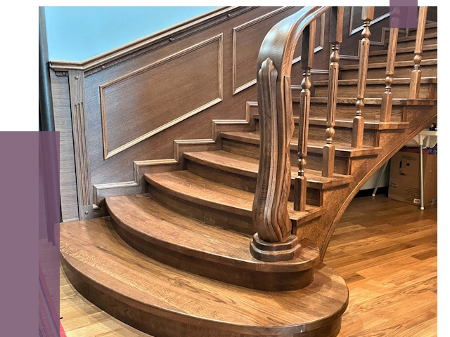 Дубовые лестницы под ключ в Новоалтайске от 176364 руб. — ПРОЛЁТ-Нвл