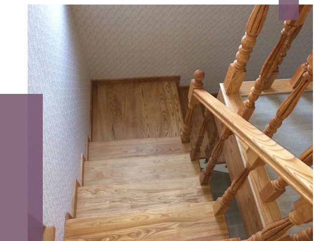 Сосновые лестницы в Новоалтайске под ключ от 8077 руб.  | ПРОЛЁТ-Нвл