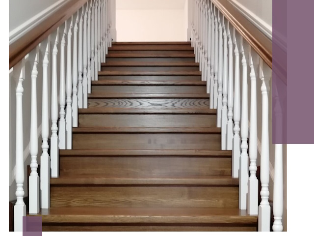 Лестницы из ясеня на заказ в Новоалтайске — изготовление и монтаж