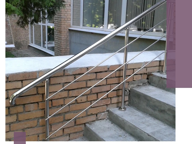Перила из нержавеющей стали высокого качества в Новоалтайске