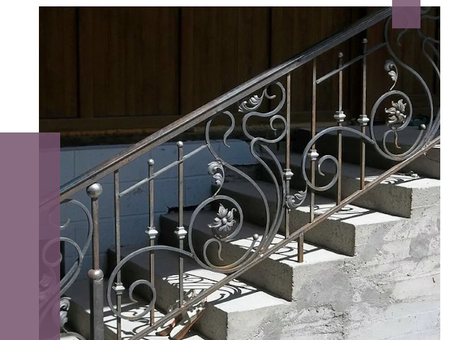 Кованые перила в Новоалтайске от 8690 руб. под ключ — качество от ПРОЛЁТ-Нвл
