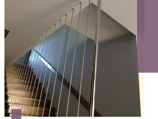 Тросовые перила под ключ в Новоалтайске — производство и монтаж