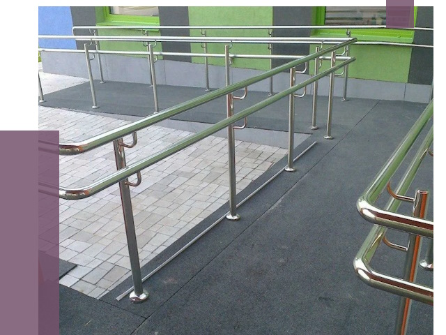 Ограждения пандусов в Новоалтайске от 4345 руб. монтаж | ПРОЛЁТ-Нвл