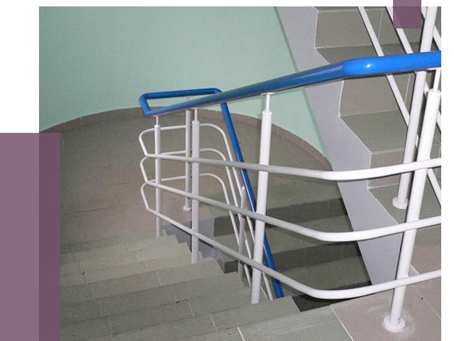 Перила в подъезде в Новоалтайске — установка и замена от 7412 руб. | ПРОЛЁТ-Нвл