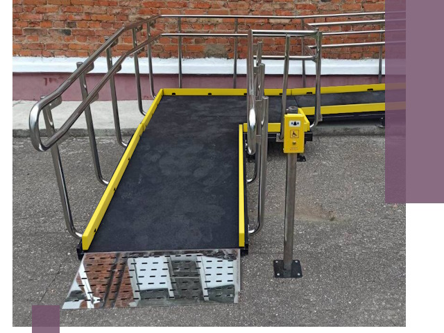 Изготовление наклонных пандусов для инвалидов в Новоалтайске