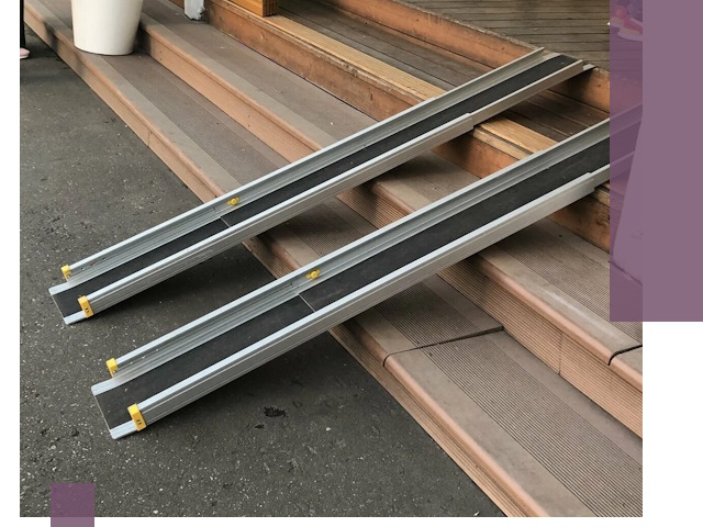 Телескопические пандусы под ключ в Новоалтайске — изготовление и монтаж