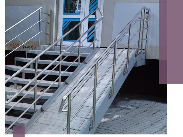 Пандус на крыльцо под ключ в Новоалтайске: монтаж и изготовление