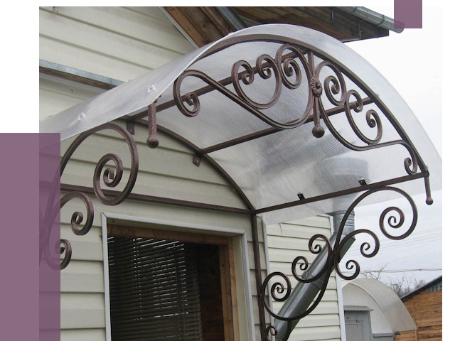 Изготовление козырьков в Новоалтайске от 7361 руб. — заказать | ПРОЛЁТ-Нвл