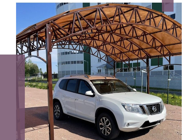 Недорогие навесы в Новоалтайске от 42941 руб.  | ПРОЛЁТ-Нвл