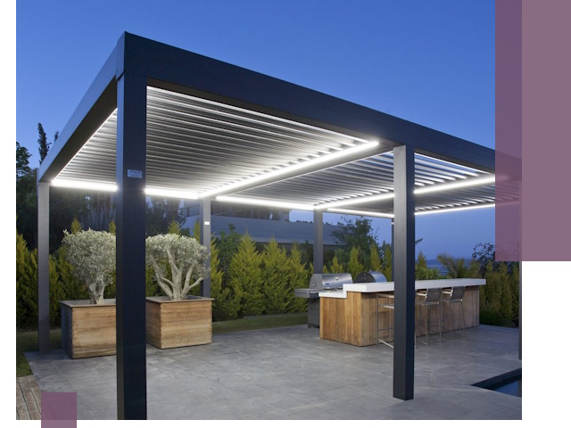 Навесы отдельно стоящие под ключ в Новоалтайске из металла и поликарбоната