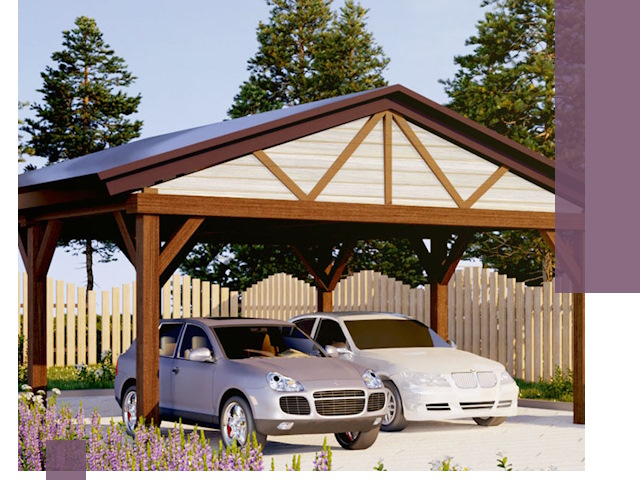 Навесы для автомобиля в Новоалтайске — изготовление и монтаж