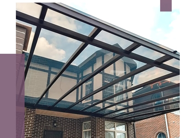 Навесы из поликарбоната в Новоалтайске от 8609 руб. под ключ — ПРОЛЁТ-Нвл