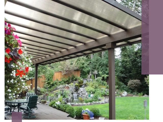 Навесы из поликарбоната под ключ в Новоалтайске быстро и надёжно