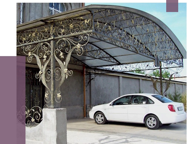 Кованые навесы в Новоалтайске от 14569 руб. | ПРОЛЁТ-Нвл