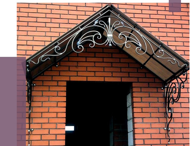 Металлические козырьки в Новоалтайске от 10684 руб. 