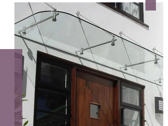 Стеклянные козырьки в Новоалтайске от 18914 руб. | ПРОЛЁТ-Нвл