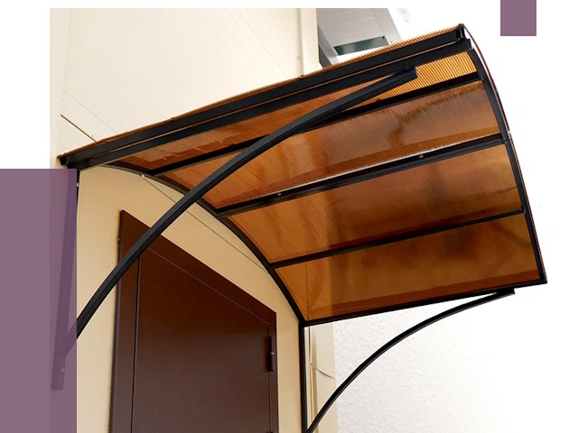 Недорогие козырьки в Новоалтайске от 7586 руб.  | ПРОЛЁТ-Нвл