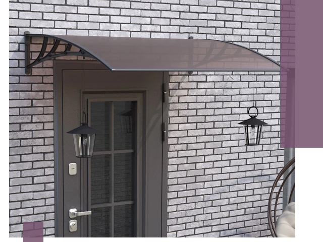 Недорогие козырьки и навесы под ключ в Новоалтайске