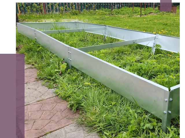 Металлические бордюры для грядок в Новоалтайске от 1789 руб. 