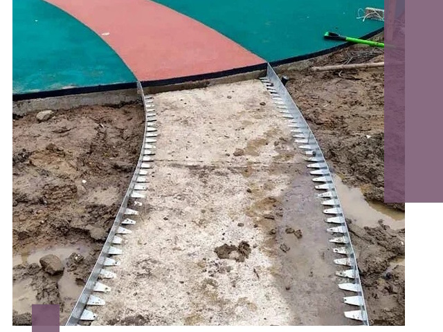 Металлические бордюры для дорожек в Новоалтайске — монтаж и изготовление