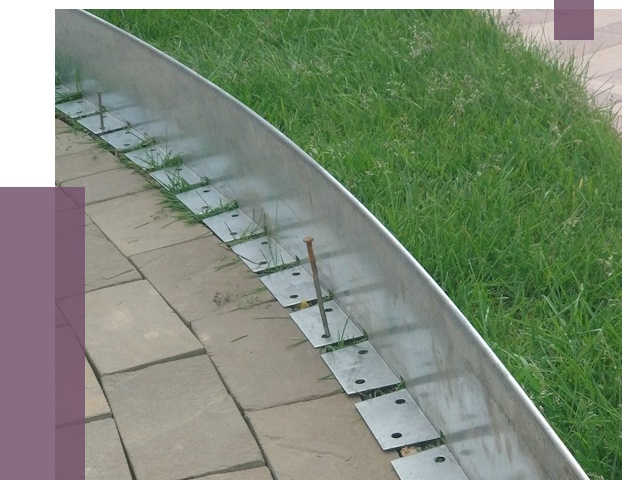 Металлические бордюры для тротуаров в Новоалтайске от 8690 руб.