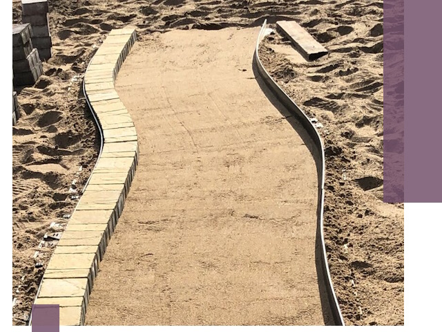 Металлические бордюры для тротуаров в Новоалтайске — прочные и долговечные