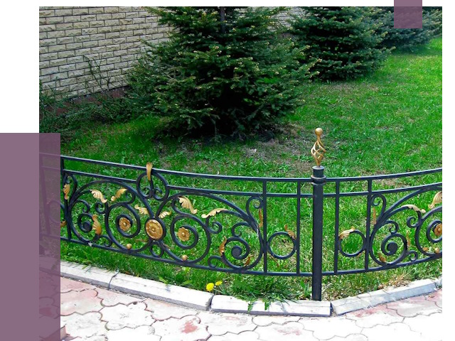 Кованые газонные ограждения в Новоалтайске от 7617 руб. — ПРОЛЁТ-Нвл