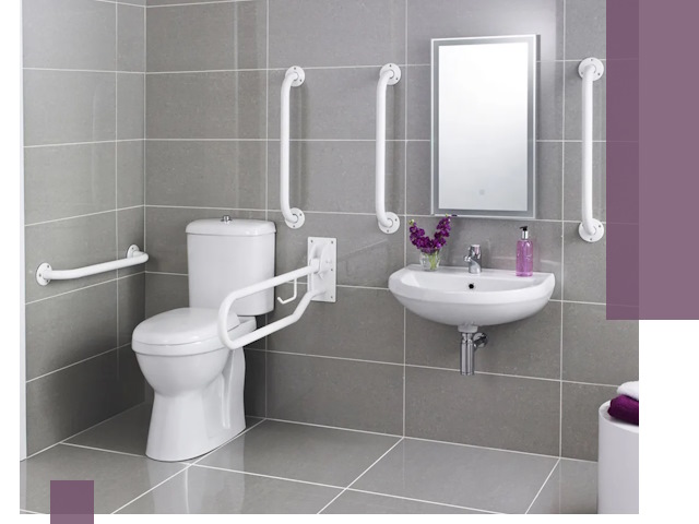 Поручни для санузлов в Новоалтайске: установка, ремонт и монтаж