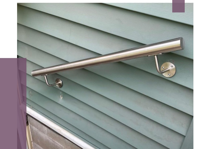 Поручни из нержавеющей стали в Новоалтайске от 7668 руб.  | ПРОЛЁТ-Нвл